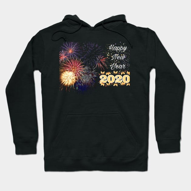 2020 new year Hoodie by Superboydesign